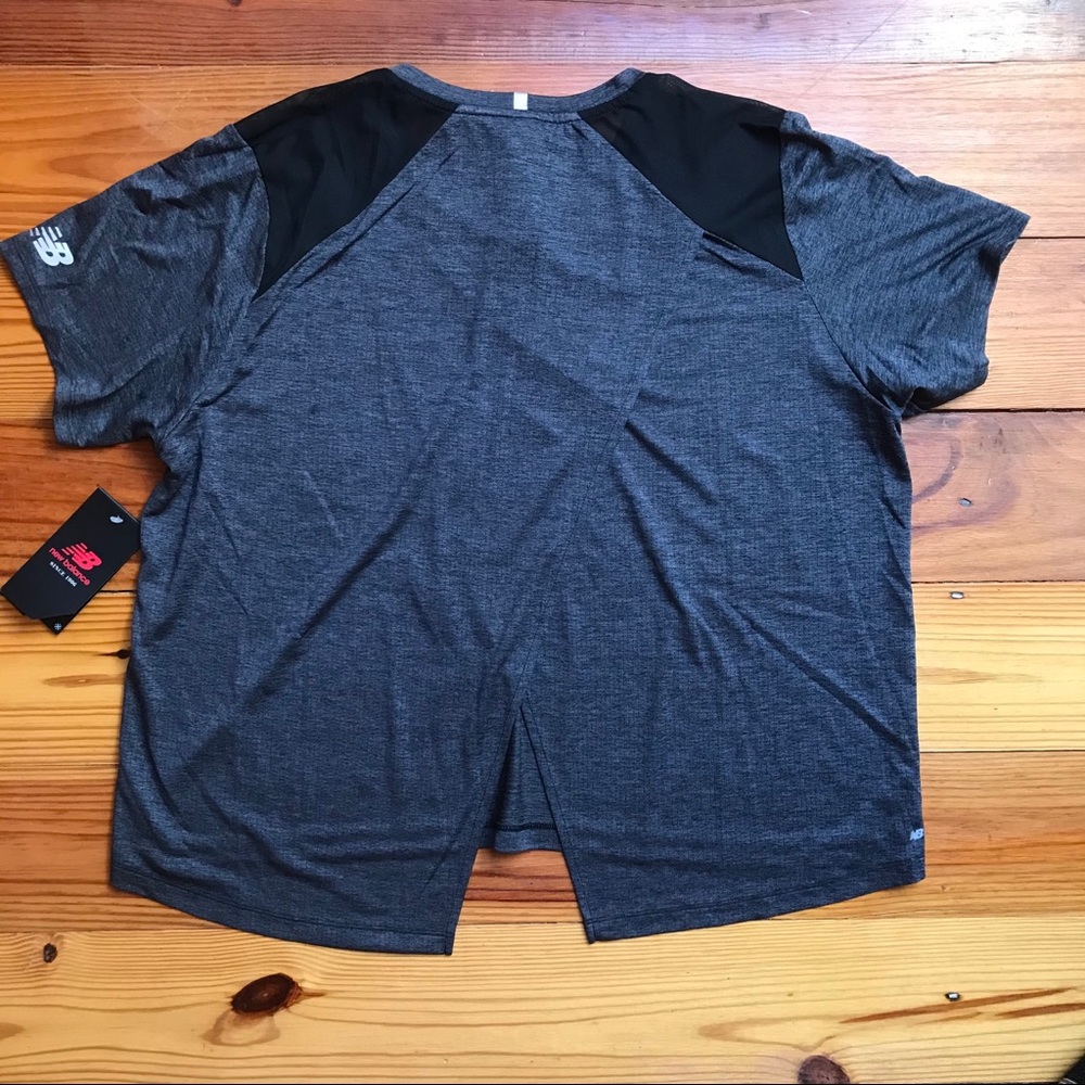 New Balance Impact Mesh Split Back Top, NWT, XL